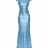 Coupon ๐ CELLABIE Light Blue Sequin Cap-Sleeve Gown - ๐ฉ Women ๐ฏ 2 Coupon ๐ CELLABIE Light Blue Sequin Cap-Sleeve Gown - ๐ฉ Women ๐ฏ -CELLABIE shop zu101835303 main tm1638470267