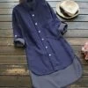 New ๐ฏ CELLABIE Dark Blue Button-Up Hi-Low Tunic - ๐ฉ Women ๐ฅฐ 2 New ๐ฏ CELLABIE Dark Blue Button-Up Hi-Low Tunic - ๐ฉ Women ๐ฅฐ -CELLABIE shop zu102218839 main tm1640010750