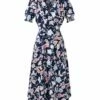Discount ๐ CELLABIE Navy & Pink Floral Surplice Midi ๐ Dress - ๐ฉ Women ๐ 1 Discount ๐ CELLABIE Navy & Pink Floral Surplice Midi ๐ Dress - ๐ฉ Women ๐ -CELLABIE shop zu103898223 main tm1646496230