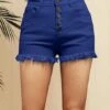 Best reviews of ⭐ CELLABIE Navy Five-Pocket Button-Front Cutoff Denim Shorts - 👩 Women 👍 -CELLABIE shop zu103981324 main tm1646834800