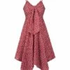 Best reviews of ⭐ CELLABIE Red & White Polka Dot Sleeveless Handkerchief 👗 Dress - 👩 Women 🎁 -CELLABIE shop zu104457542 main tm1648149946