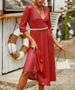 Best reviews of ๐ CELLABIE Red & White Polka Dot Three-Quarter Sleeve Midi ๐ Dress - ๐ฉ Women ๐ฅ 10 Best reviews of ๐ CELLABIE Red & White Polka Dot Three-Quarter Sleeve Midi ๐ Dress - ๐ฉ Women ๐ฅ -CELLABIE shop zu105070125 alt 3 tm1649950870