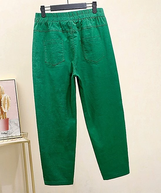 Buy 🎁 CELLABIE Green Pocket Wide-Leg Pants - 👩 Women 🎁 4 Buy 🎁 CELLABIE Green Pocket Wide-Leg Pants - 👩 Women 🎁 - Image 2
