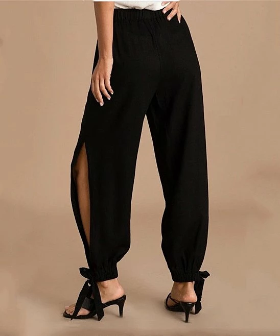 Brand new ๐ CELLABIE Black Split-Leg Elastic-Waist Pants - ๐ฉ Women ๐ 4 Brand new ๐ CELLABIE Black Split-Leg Elastic-Waist Pants - ๐ฉ Women ๐ - Image 2