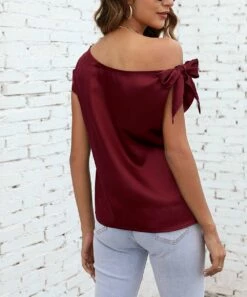 Buy ๐ฅฐ CELLABIE Red Wine Bow-Detail Off-Shoulder Top - ๐ฉ Women ๐ฅฐ 8 Buy ๐ฅฐ CELLABIE Red Wine Bow-Detail Off-Shoulder Top - ๐ฉ Women ๐ฅฐ -CELLABIE shop zu105442317 alt 2 tm1651165846