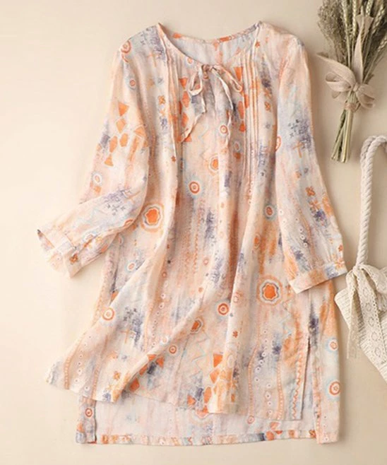 Best reviews of ๐ฅ CELLABIE Orange Floral Pleated Tunic - ๐ฉ Women For Other ๐ฅฐ 3 Best reviews of ๐ฅ CELLABIE Orange Floral Pleated Tunic - ๐ฉ Women For Other ๐ฅฐ