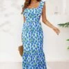 Deals 😀 CELLABIE Blue & White Floral Sleeveless Maxi 👗 Dress - 👩 Women 🥰 1 Deals 😀 CELLABIE Blue & White Floral Sleeveless Maxi 👗 Dress - 👩 Women 🥰 -CELLABIE shop zu106214869 main tm1653592862