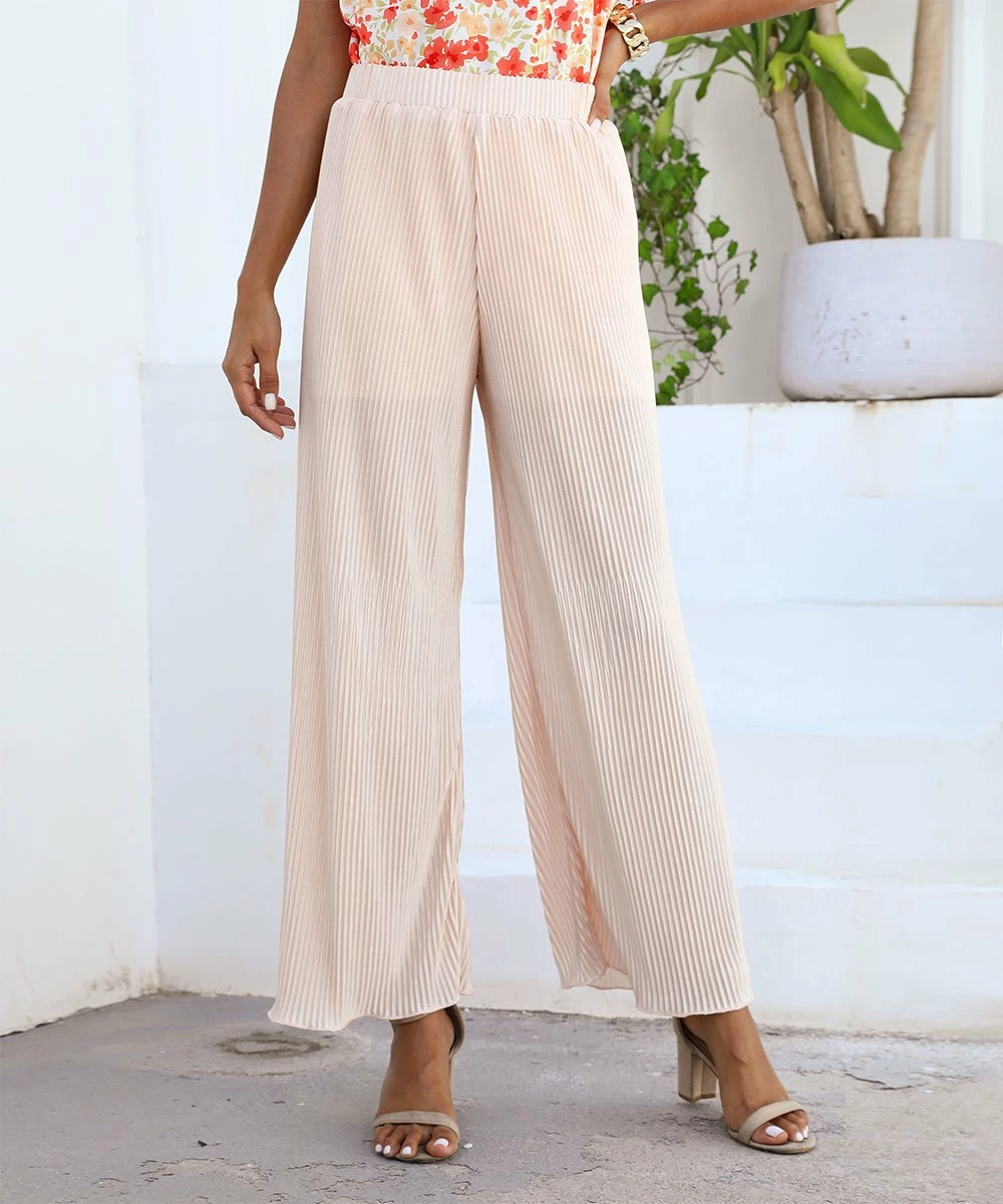 Wholesale โ๏ธ CELLABIE Apricot Wide-Leg Pants - ๐ฉ Women ๐ 4 Wholesale โ๏ธ CELLABIE Apricot Wide-Leg Pants - ๐ฉ Women ๐ - Image 2