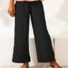 Top 10 🔥 CELLABIE Black Wide-Leg Pants - 👩 Women 🌟 -CELLABIE shop zu110419502 main tm1669223787