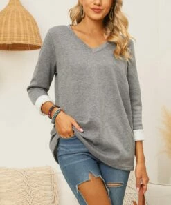 New ๐ CELLABIE Gray Sherpa-Lined V-Neck Tunic - ๐ฉ Women ๐ 8 New ๐ CELLABIE Gray Sherpa-Lined V-Neck Tunic - ๐ฉ Women ๐ -CELLABIE shop zu92110805 alt 2 tm1661532153