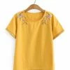 New โค๏ธ CELLABIE Yellow Floral-Embroidered Scoop Neck Top - ๐ฉ Women ๐ 1 New โค๏ธ CELLABIE Yellow Floral-Embroidered Scoop Neck Top - ๐ฉ Women ๐ -CELLABIE shop zu96388534 main tm1622567841