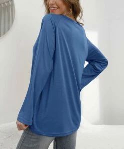 Outlet 🔔 CELLABIE Blue & White Dandelion Tunic - 👩 Women 😍 -CELLABIE shop zu98733156 alt 2 tm1629313753